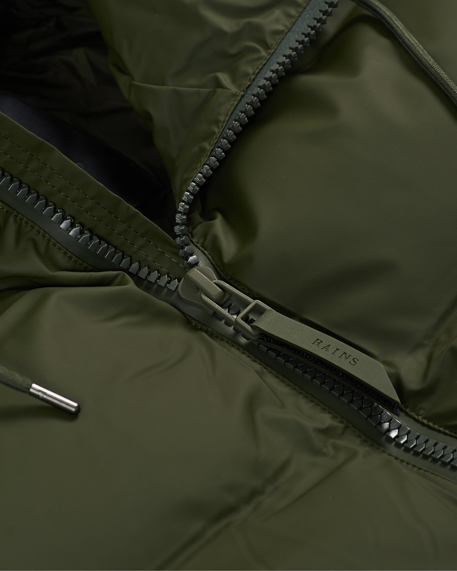 Mies | Takit | RAINS | Waterproof Long Puffer Jacket Green