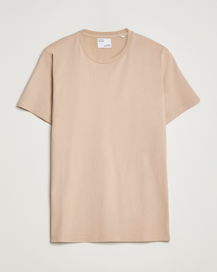 Mies | T-paidat | Colorful Standard | Classic Organic T-Shirt Honey Beige