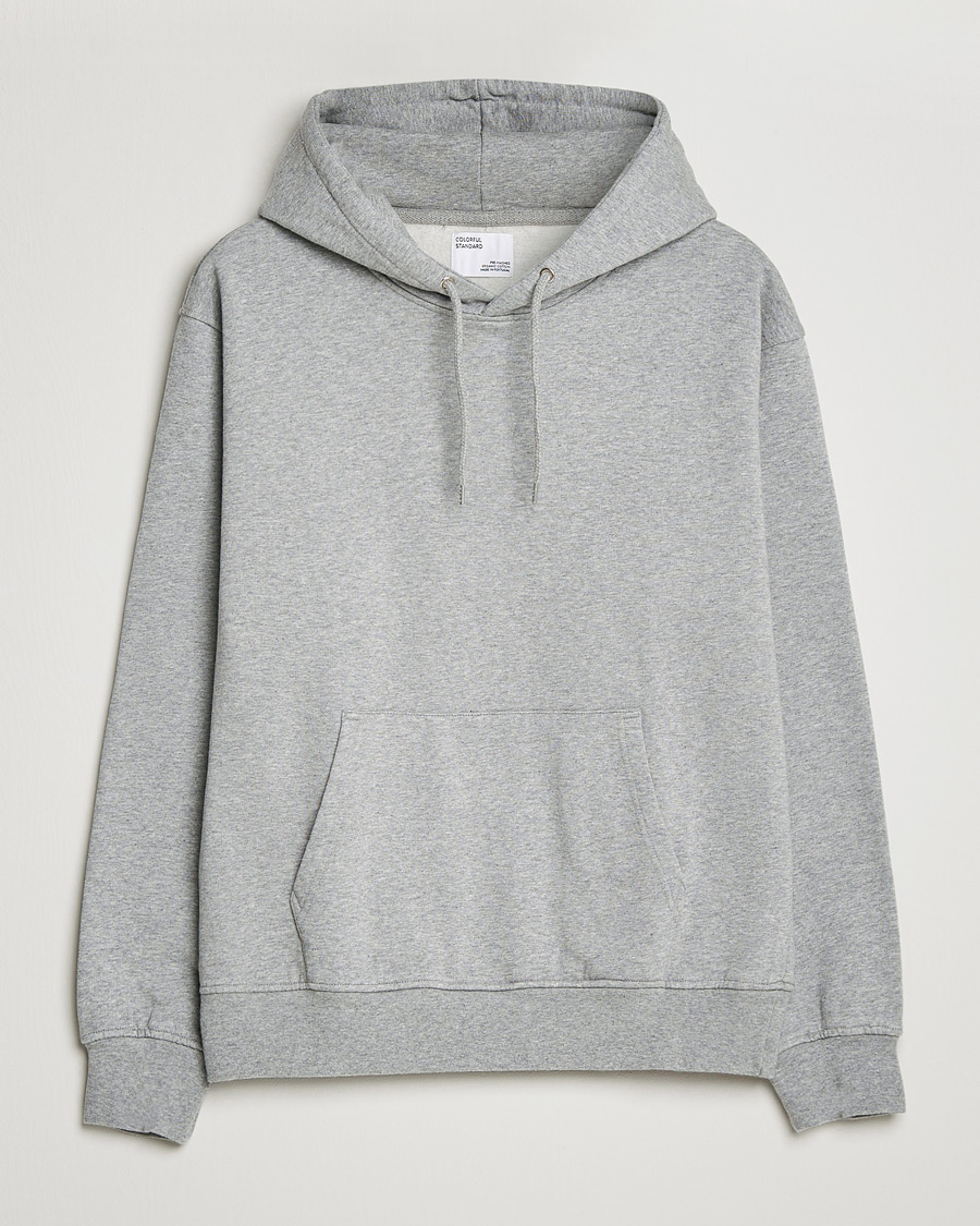 Mies | Puserot | Colorful Standard | Classic Organic Hood Heather Grey