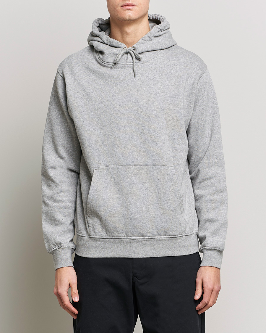 Mies | Puserot | Colorful Standard | Classic Organic Hood Heather Grey