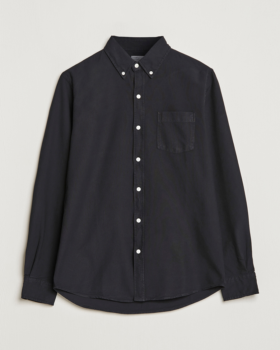 Mies | Kauluspaidat | Colorful Standard | Classic Organic Oxford Button Down Shirt Deep Black