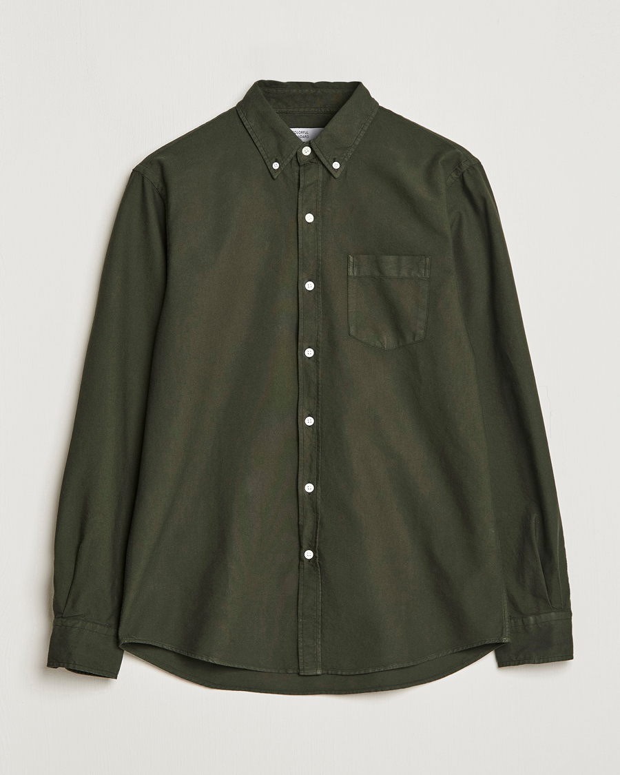 Mies |  | Colorful Standard | Classic Organic Oxford Button Down Shirt Hunter Green