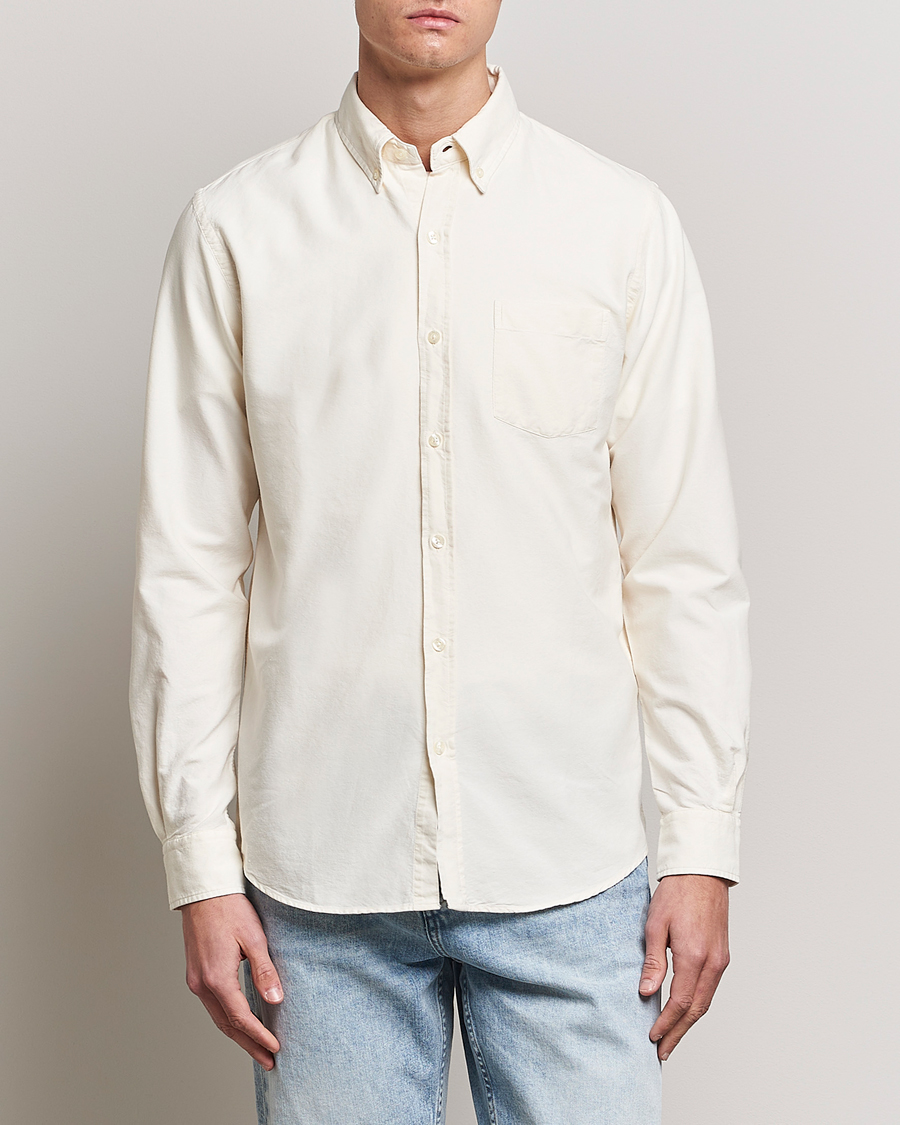 Mies | Colorful Standard | Colorful Standard | Classic Organic Oxford Button Down Shirt Ivory White