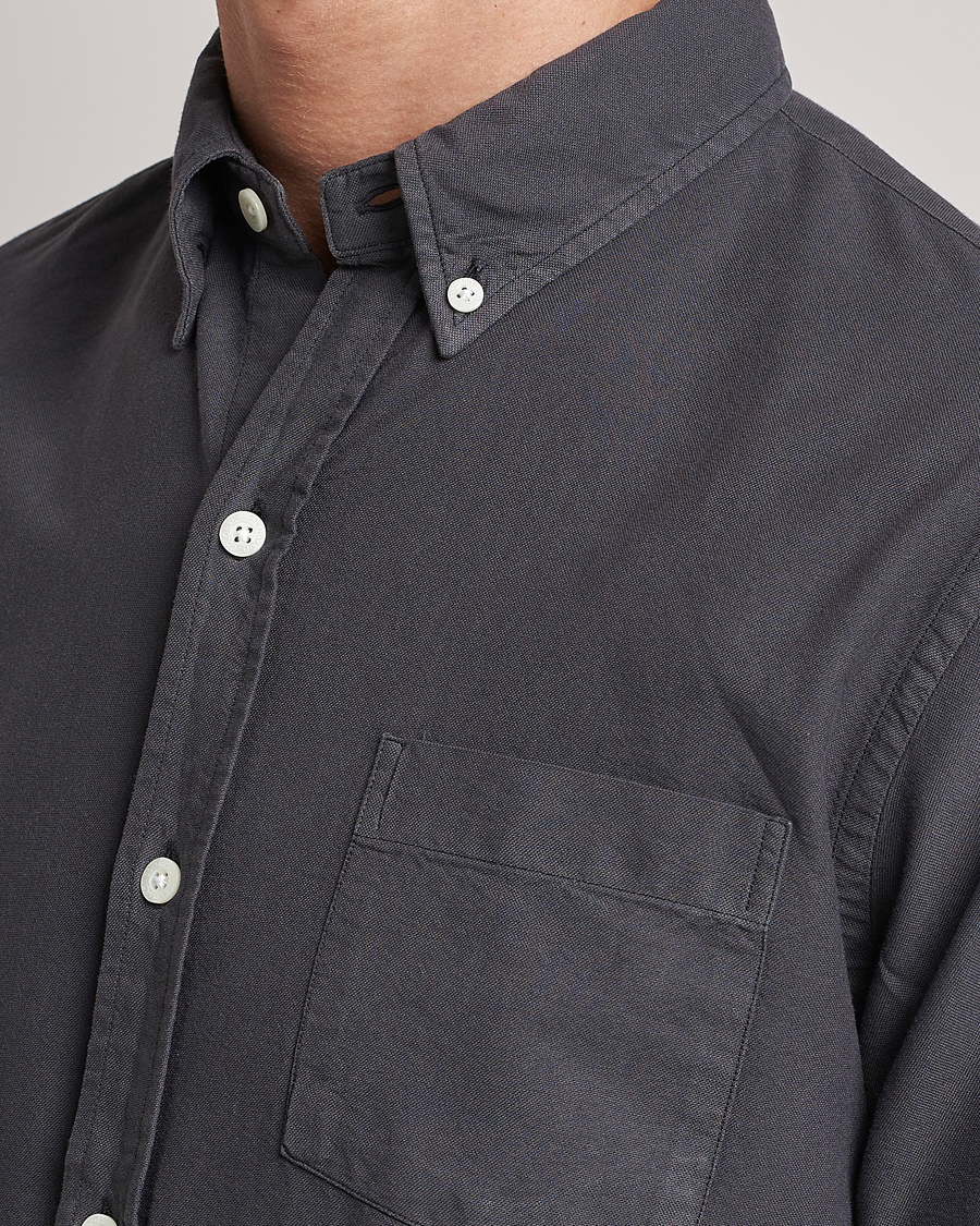 Mies | Kauluspaidat | Colorful Standard | Classic Organic Oxford Button Down Shirt Lava Grey