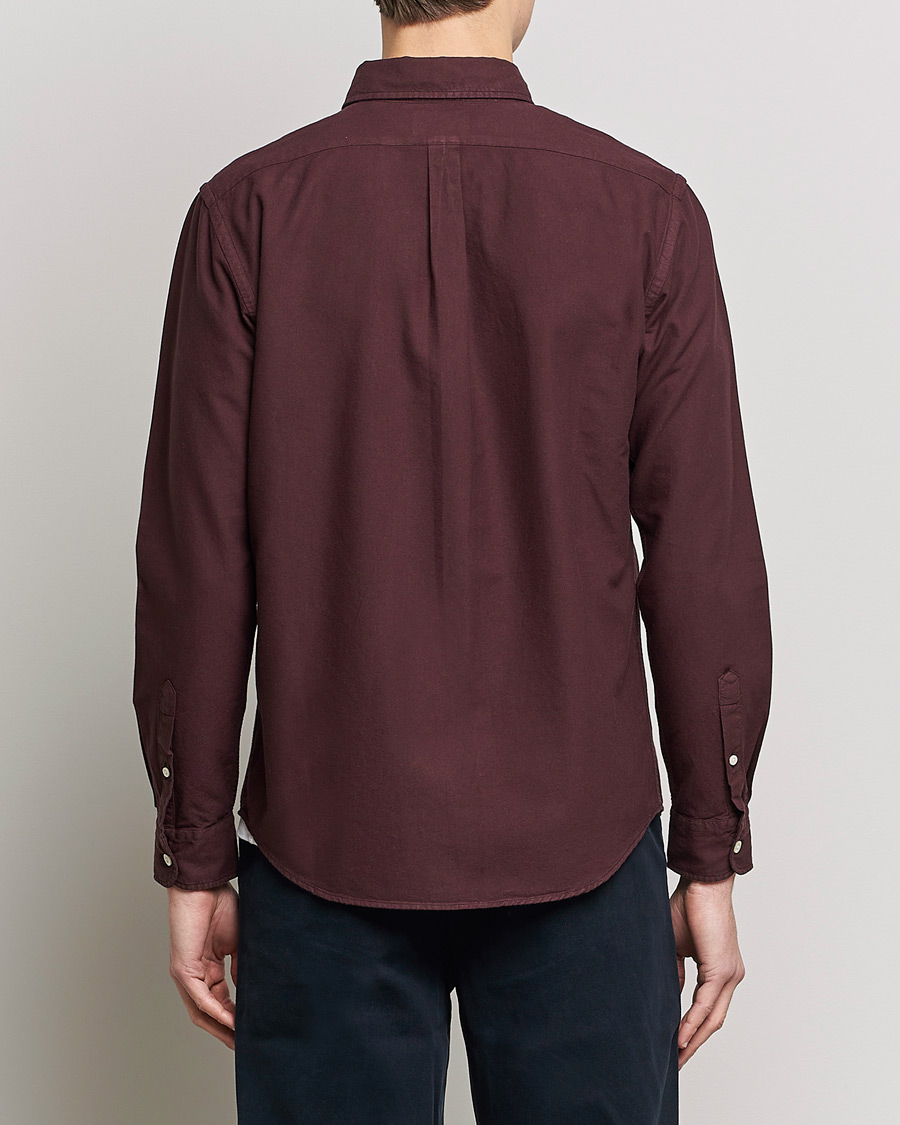 Mies | Kauluspaidat | Colorful Standard | Classic Organic Oxford Button Down Shirt Oxblood Red