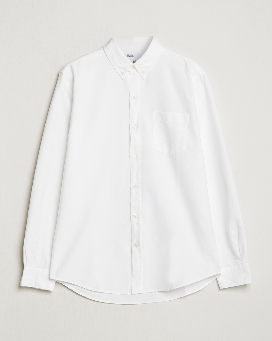 Mies | Kauluspaidat | Colorful Standard | Classic Organic Oxford Button Down Shirt White