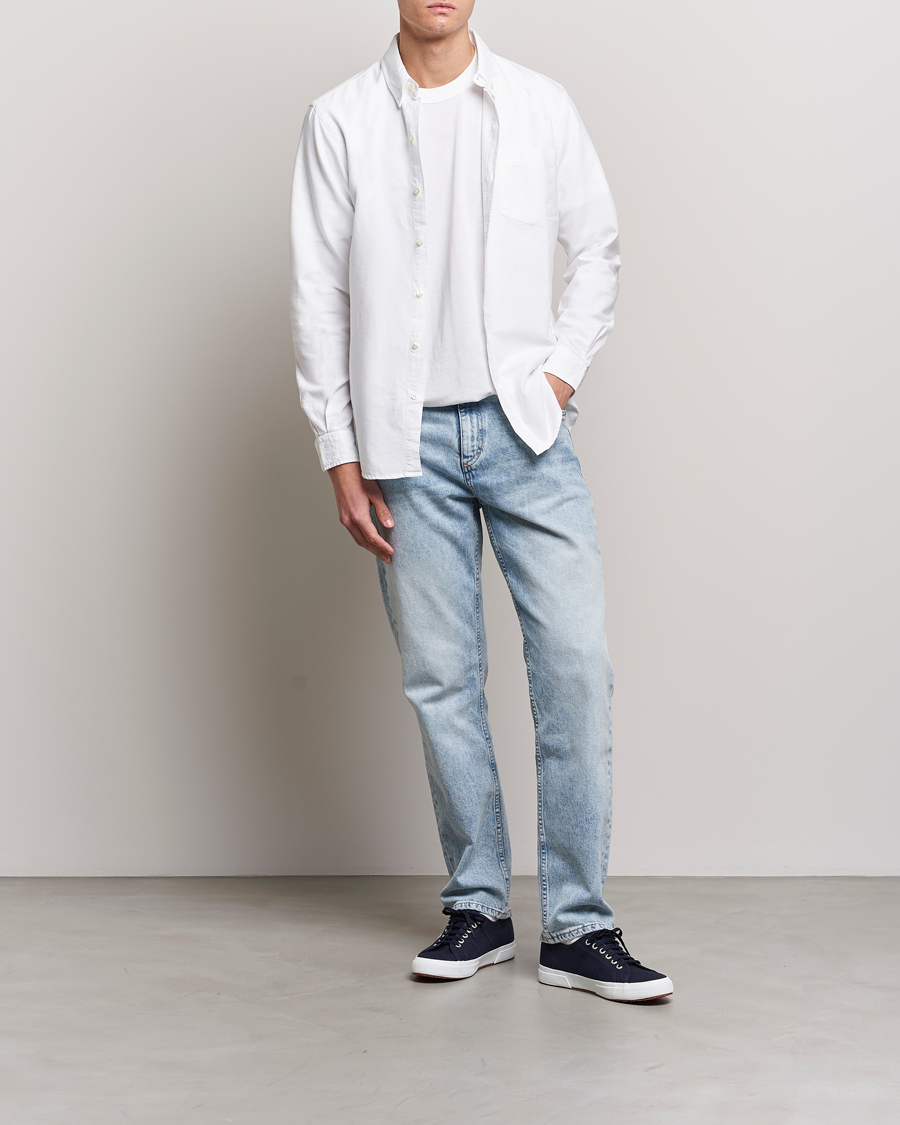Mies | Kauluspaidat | Colorful Standard | Classic Organic Oxford Button Down Shirt White