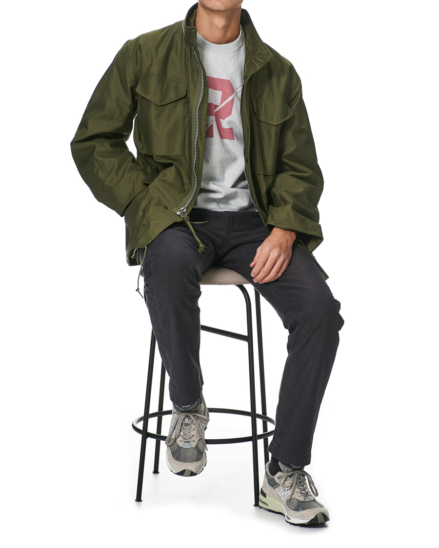 Mies | Housut | orSlow | Slim Fit Original Sateen Fatigue Pants Black