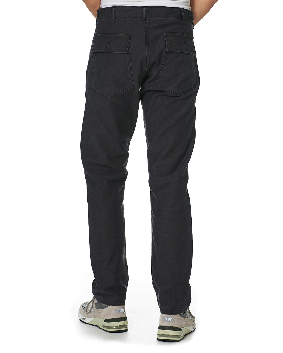 Mies | Housut | orSlow | Slim Fit Original Sateen Fatigue Pants Black