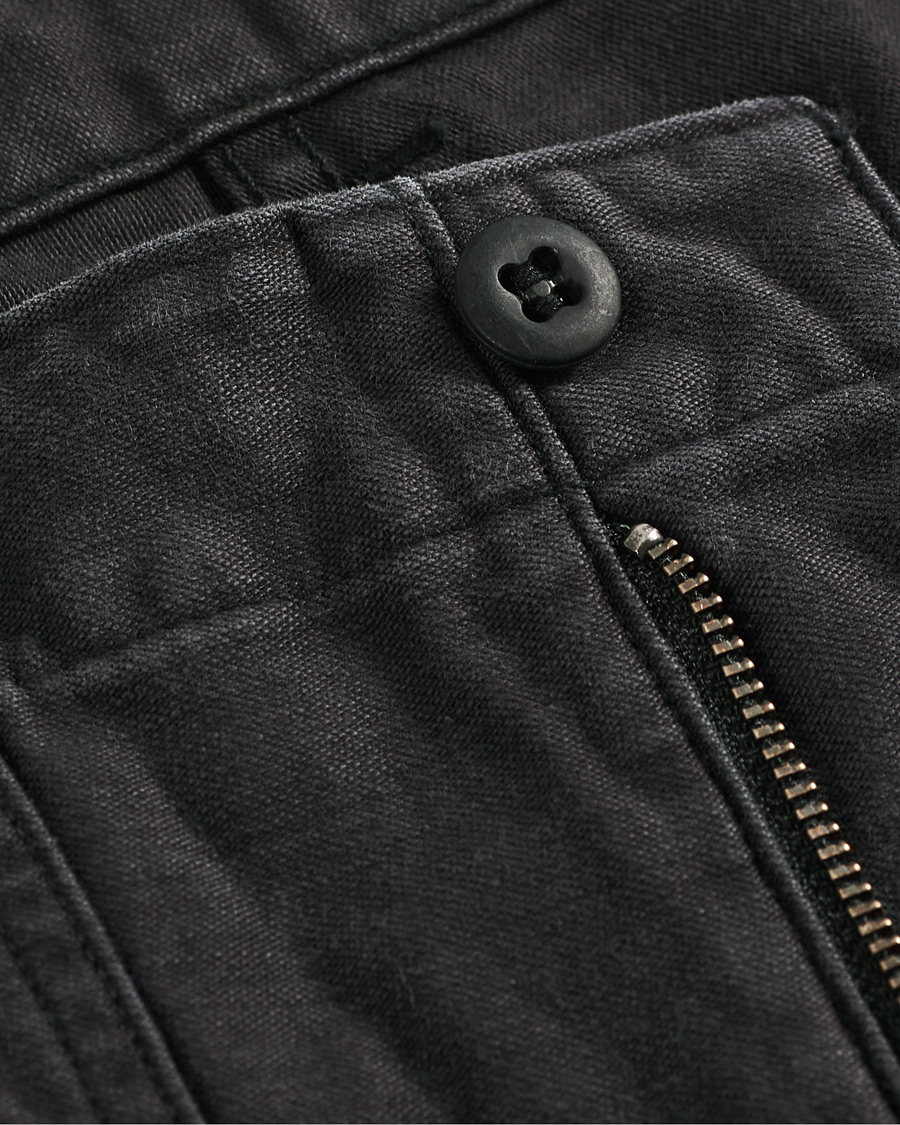 Mies | Housut | orSlow | Slim Fit Original Sateen Fatigue Pants Black