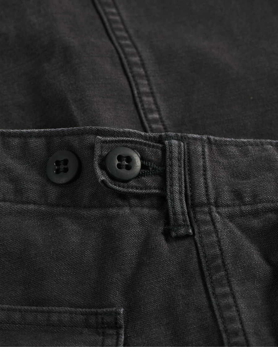 Mies | Housut | orSlow | Slim Fit Original Sateen Fatigue Pants Black