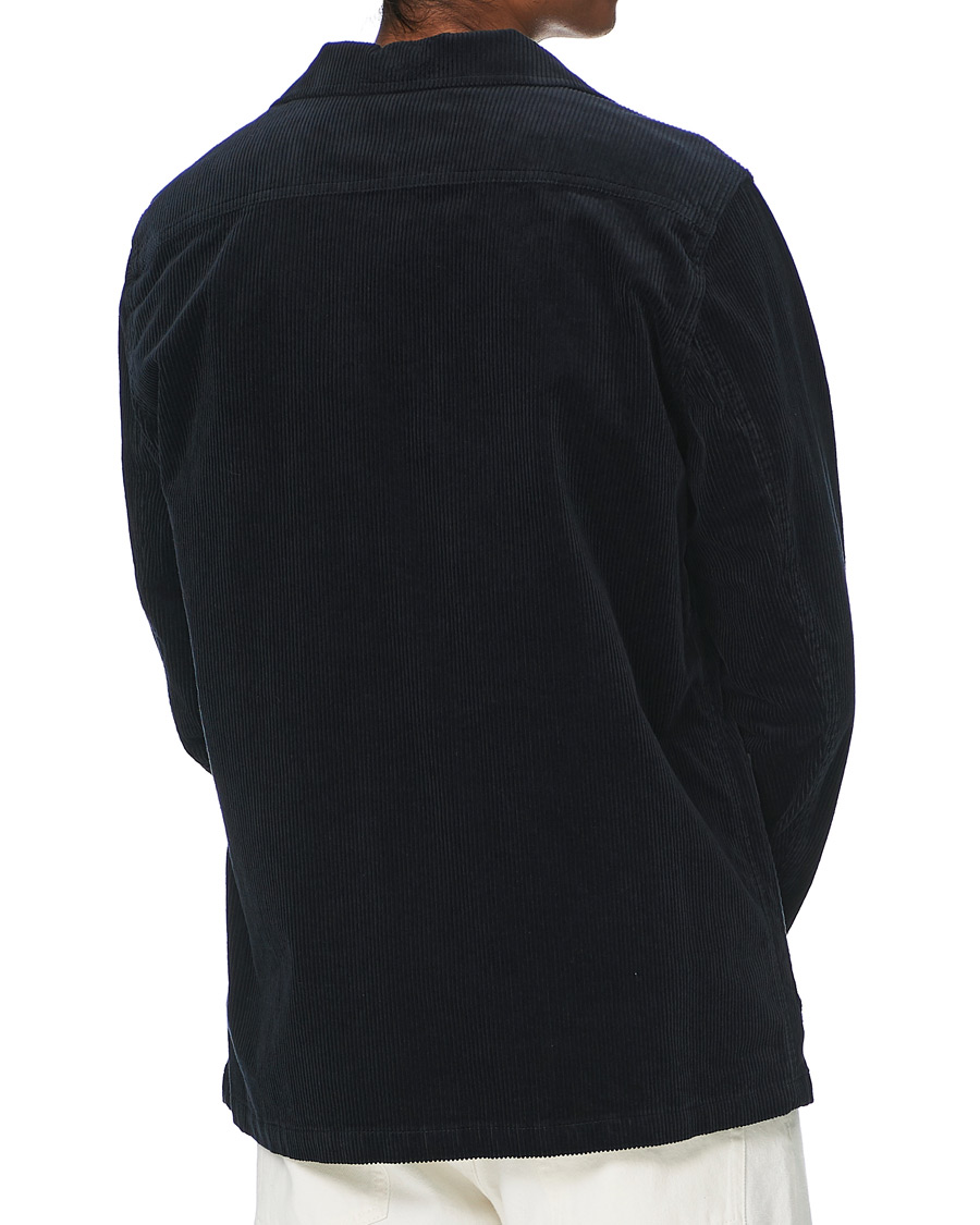Mies | Takit | Oscar Jacobson | Hampus Corduroy Shirt Jacket Navy