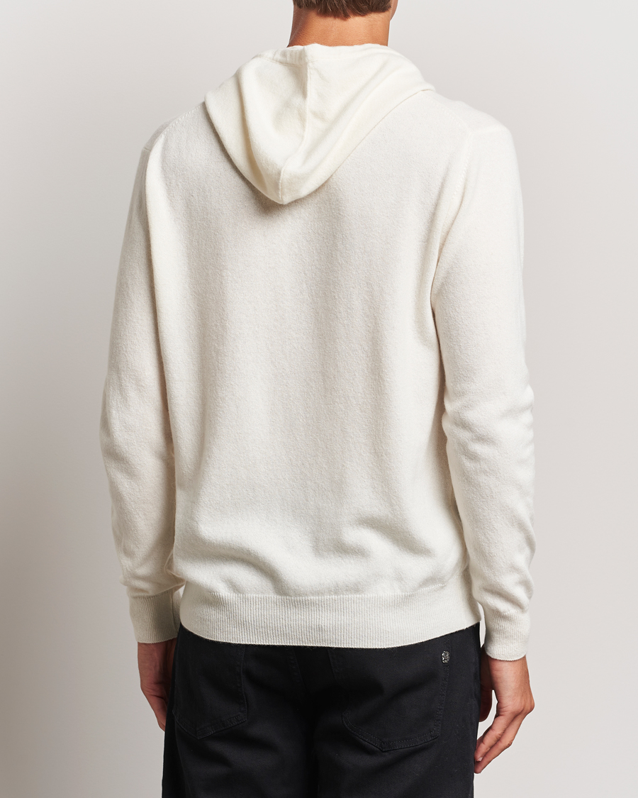 Mies | Puserot | Oscar Jacobson | Pascal Wool/Cashmere Hoodie Creme
