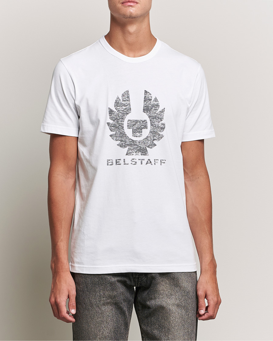 Mies |  | Belstaff | Coteland Logo Crew Neck Tee White