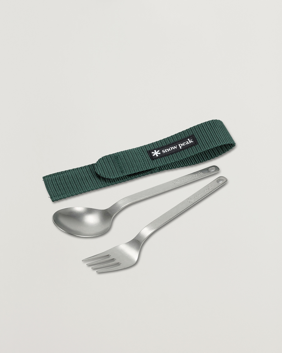 Mies | Lifestyle | Snow Peak | Fork & Spoon Set Titanium