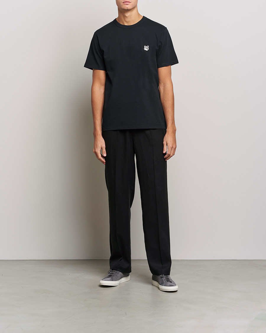 Mies | T-paidat | Maison Kitsuné | Grey Fox Head Tee Black