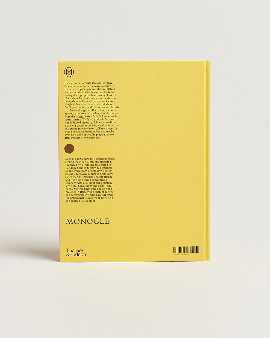 Mies | Kirjat | New Mags | Monocle Book of Italy
