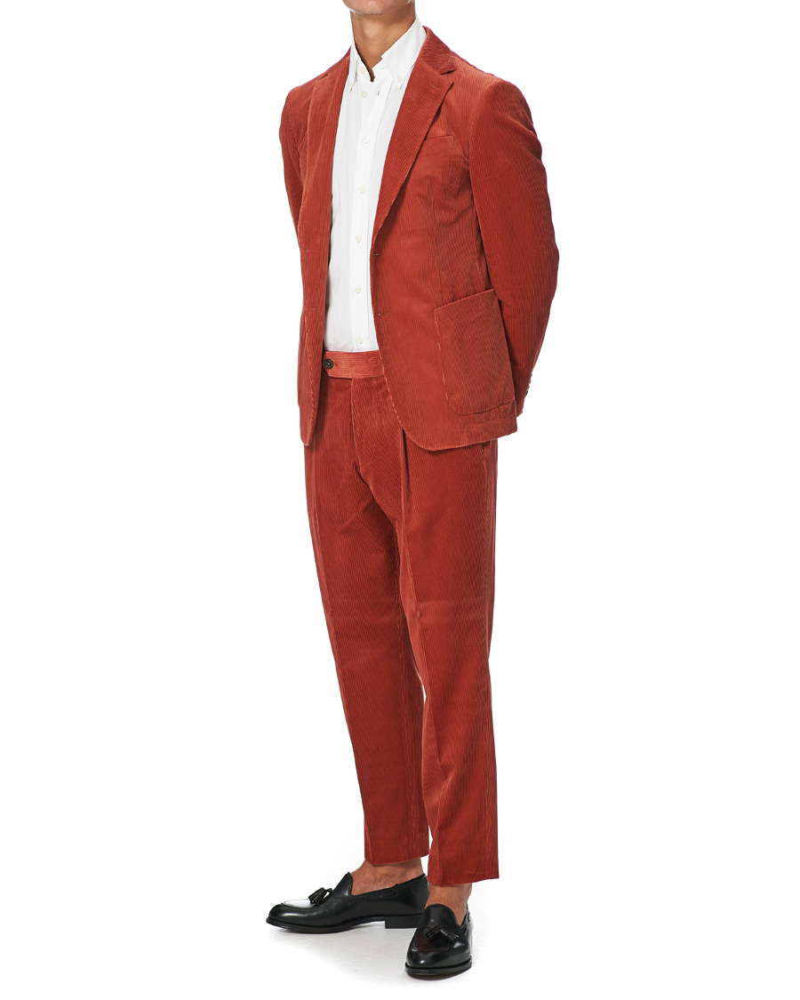 Mies | Pikkutakit | BOSS BLACK | BOSS Hanry Corduroy Patch Pocket Blazer Medium Red