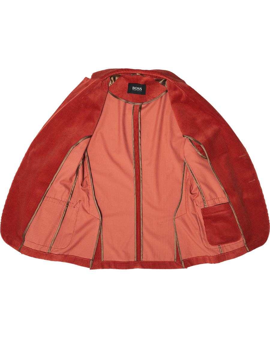 Mies | Pikkutakit | BOSS BLACK | BOSS Hanry Corduroy Patch Pocket Blazer Medium Red
