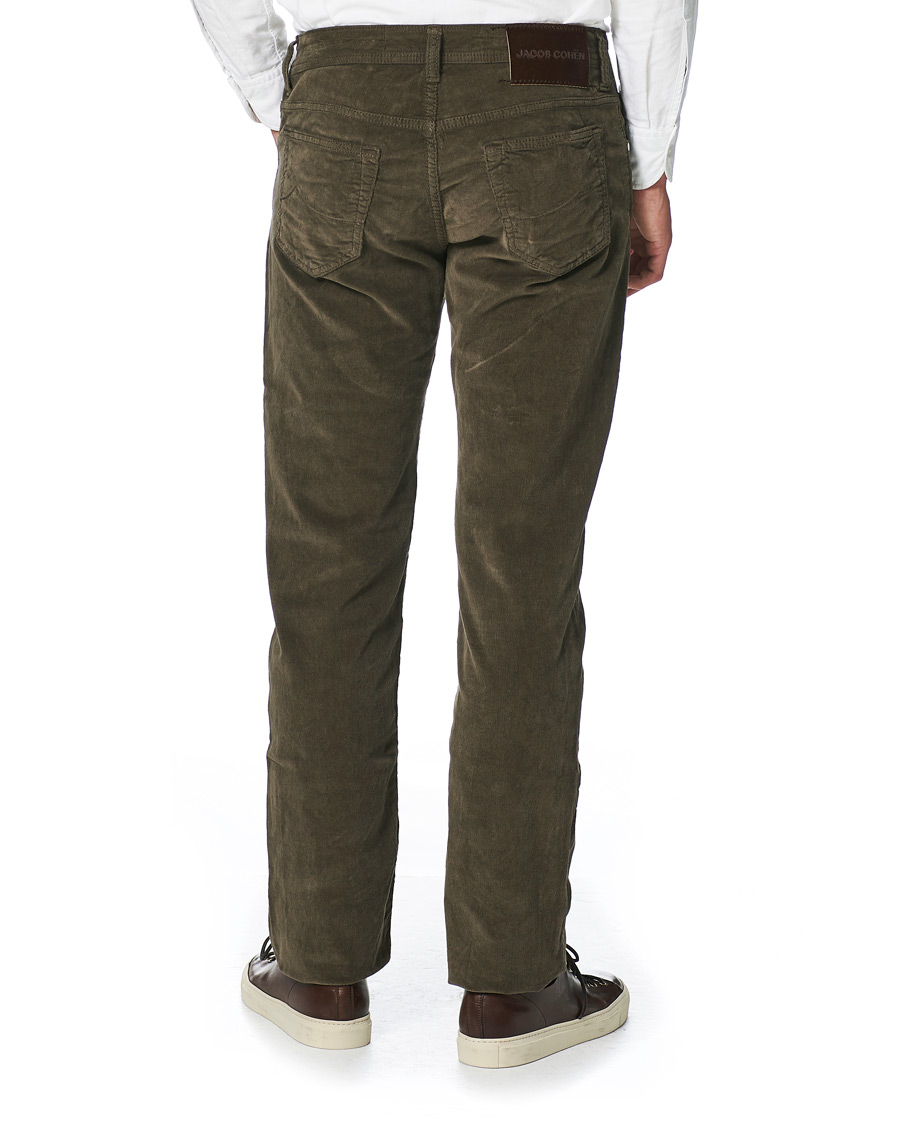 Mies | Housut | Jacob Cohën | 688 Bard 5-Pocket Corduroy Trousers Brown
