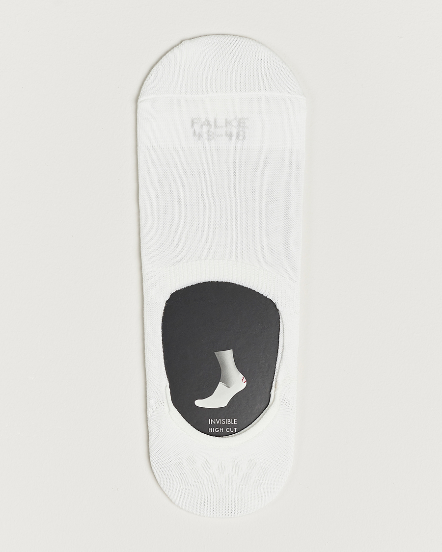 Miehet |  | Falke | Casual High Cut Sneaker Socks White