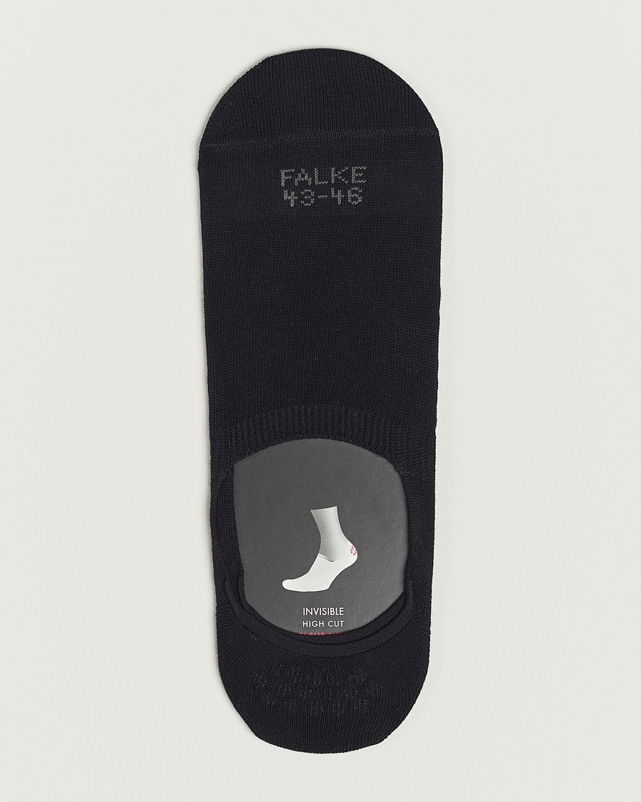 Miehet | Nilkkasukat | Falke | Casual High Cut Sneaker Socks Black
