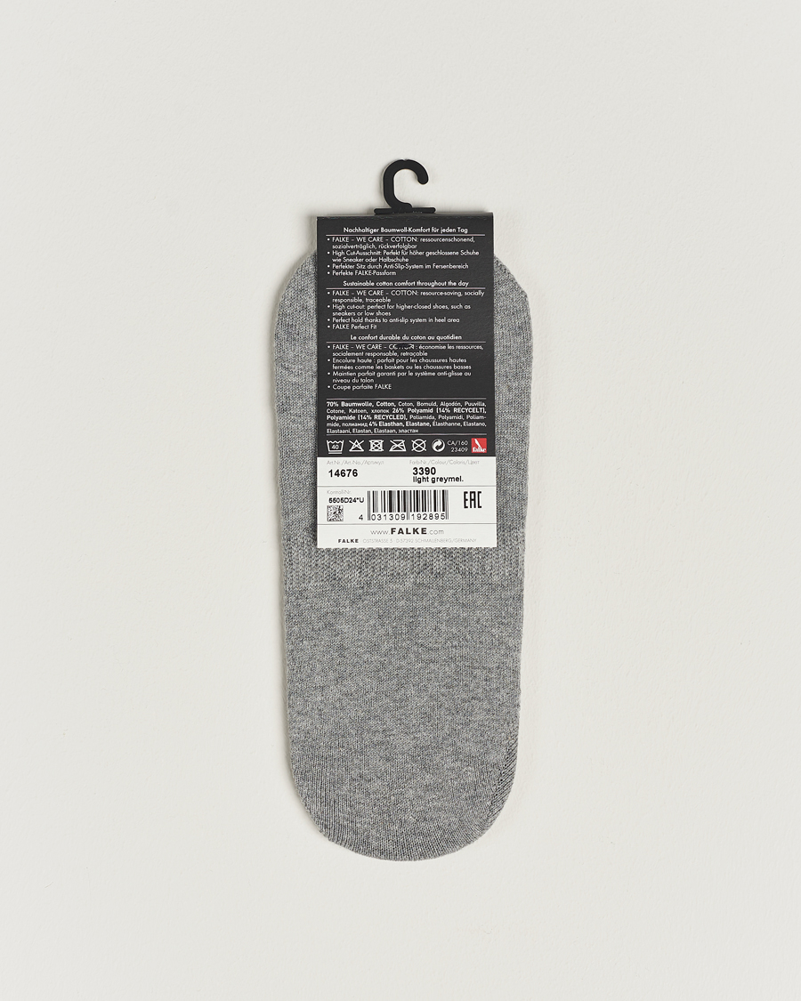 Mies |  | Falke | Casual High Cut Sneaker Socks Light Grey Melange