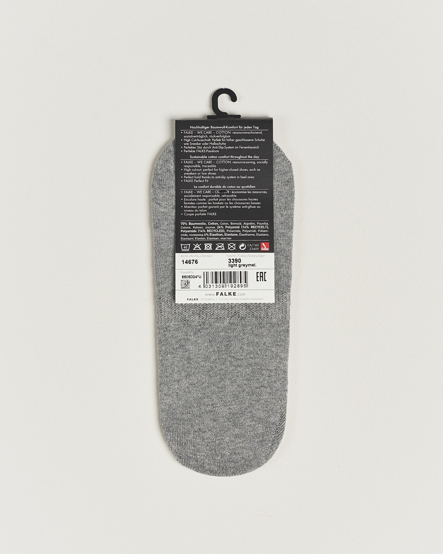 Mies | Alusvaatteet | Falke | Casual High Cut Sneaker Socks Light Grey Melange