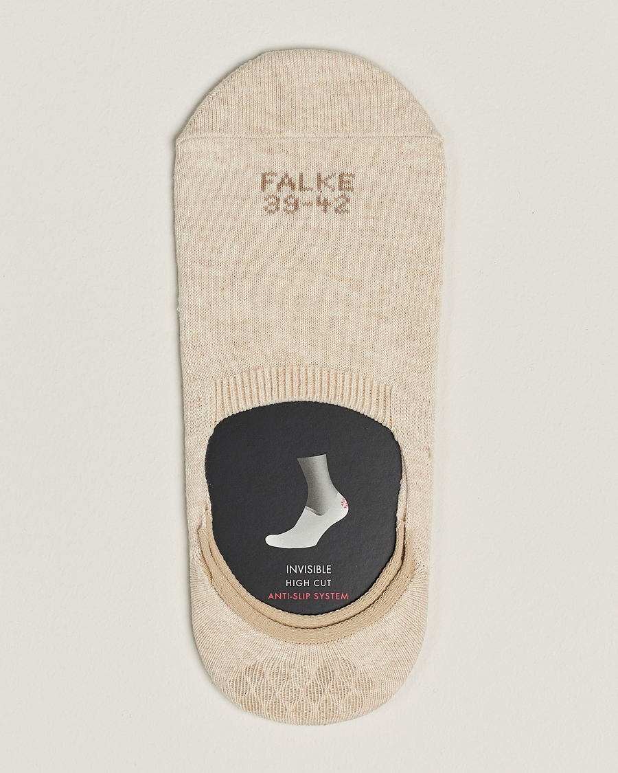Miehet | Nilkkasukat | Falke | Casual High Cut Sneaker Socks Sand Melange