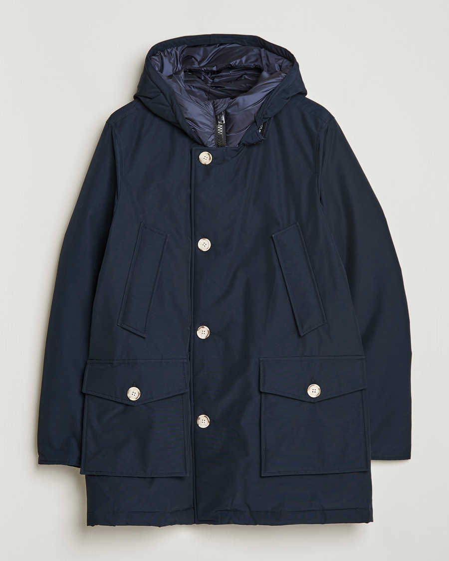 Mies | Takit | Woolrich | Arctic Parka No Fur Melton Blue