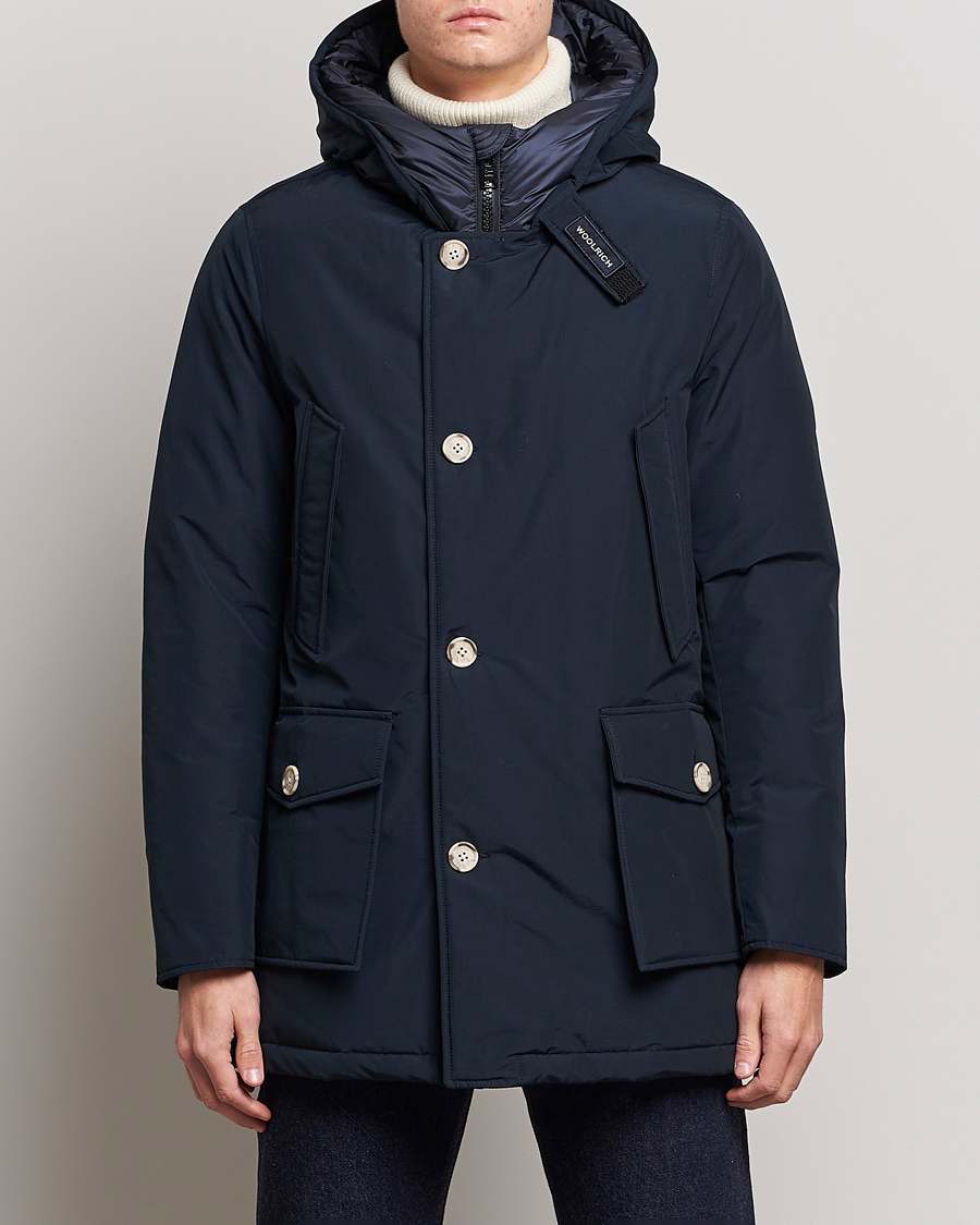 Mies | Takit | Woolrich | Arctic Parka No Fur Melton Blue