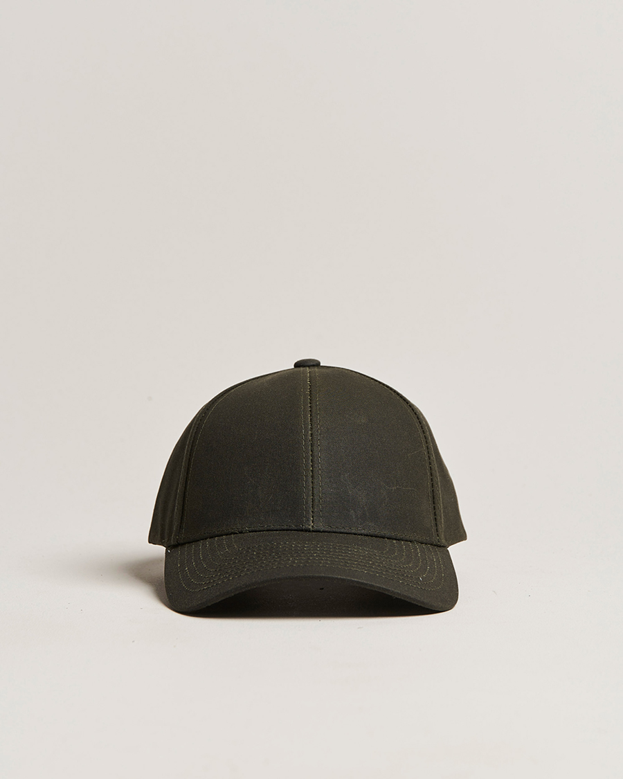 Mies | Varsity Headwear Oilskin Baseball Cap Ivy Green | Varsity Headwear | Oilskin Baseball Cap Ivy Green