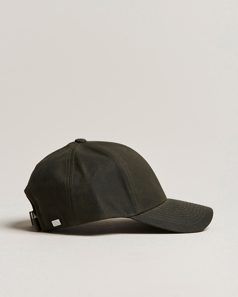 Mies | Varsity Headwear Oilskin Baseball Cap Ivy Green | Varsity Headwear | Oilskin Baseball Cap Ivy Green