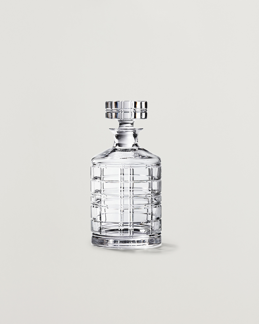Mies |  | Ralph Lauren Home | Hudson Plaid Crystal Decanter Clear