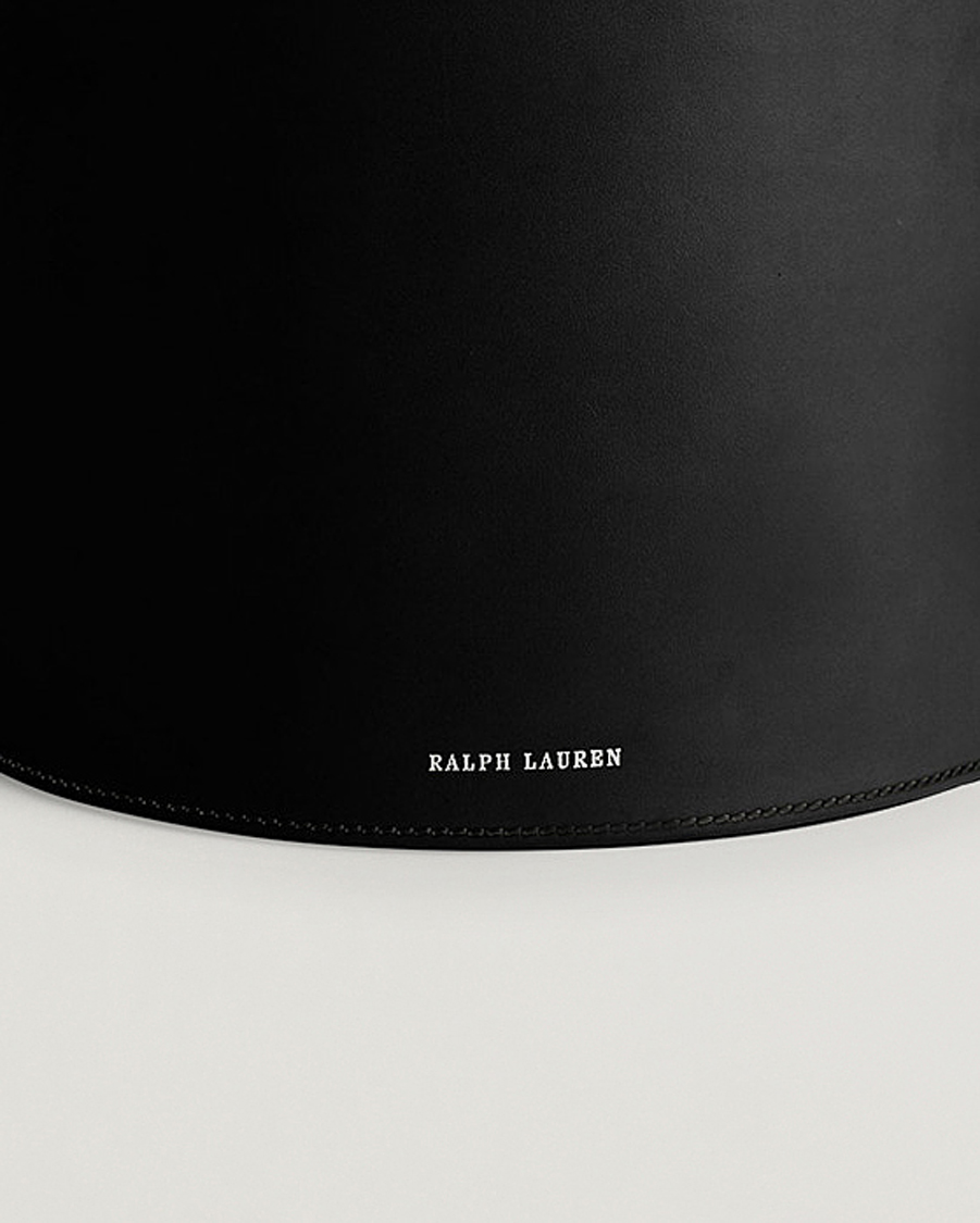 Mies | Lifestyle | Ralph Lauren Home | Brennan Leather Waste Bin Black