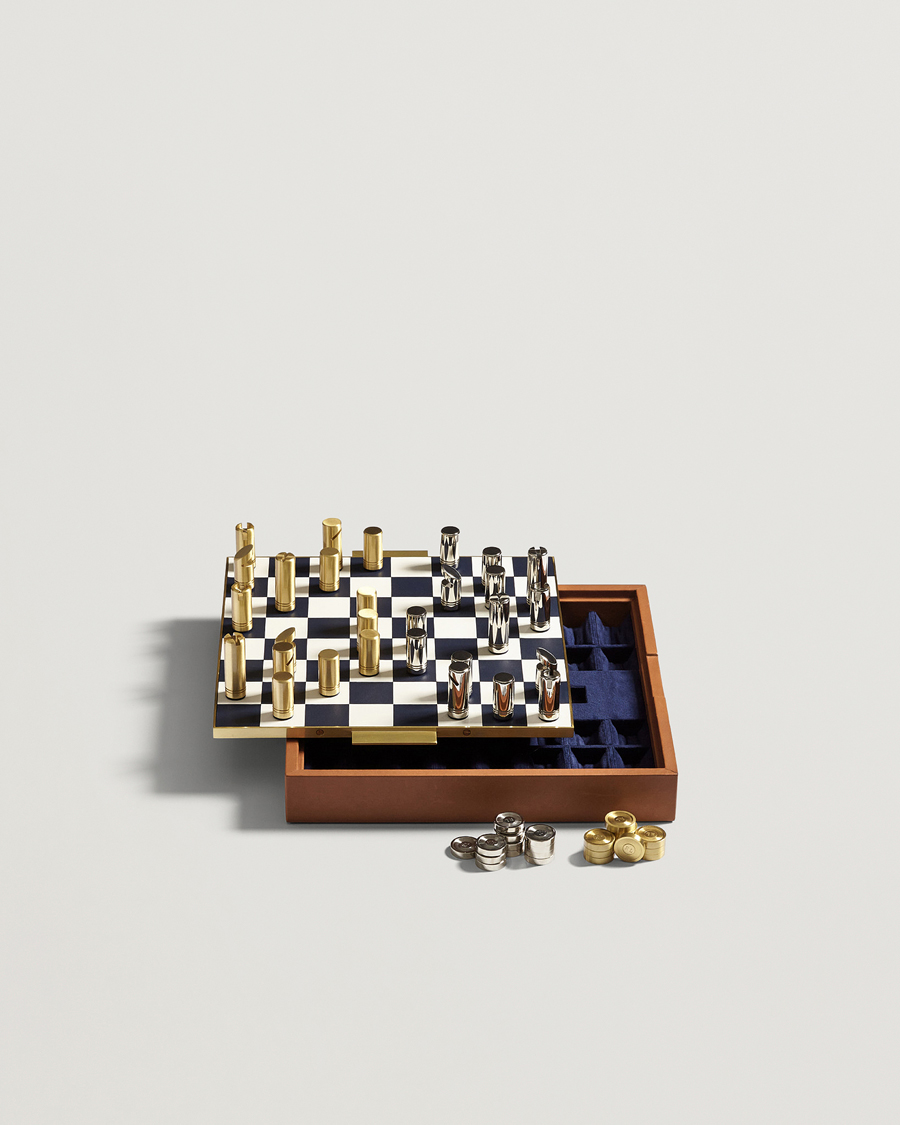 Mies | Ralph Lauren Home Fowler Chess Set Saddle Multi | Ralph Lauren Home | Fowler Chess Set Saddle Multi