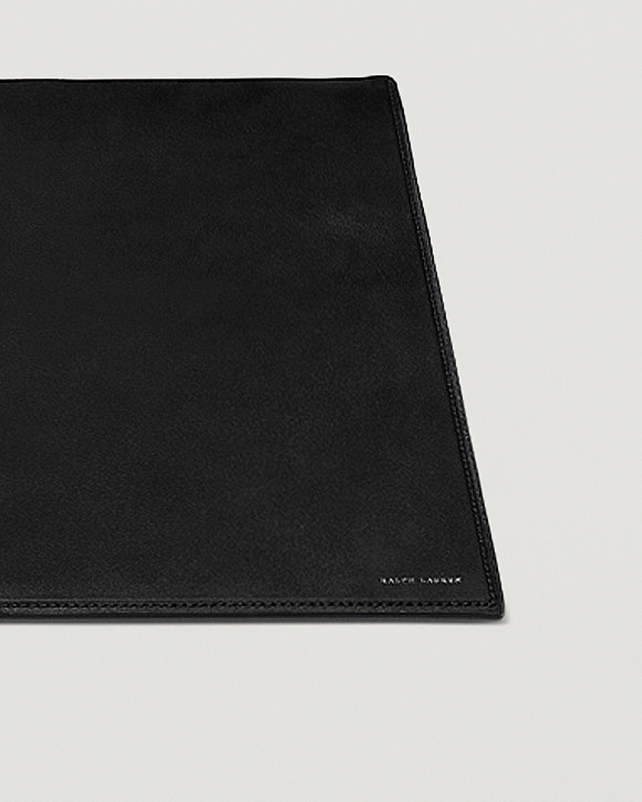 Mies |  | Ralph Lauren Home | Brennan Small Leather Desk Blotter Black