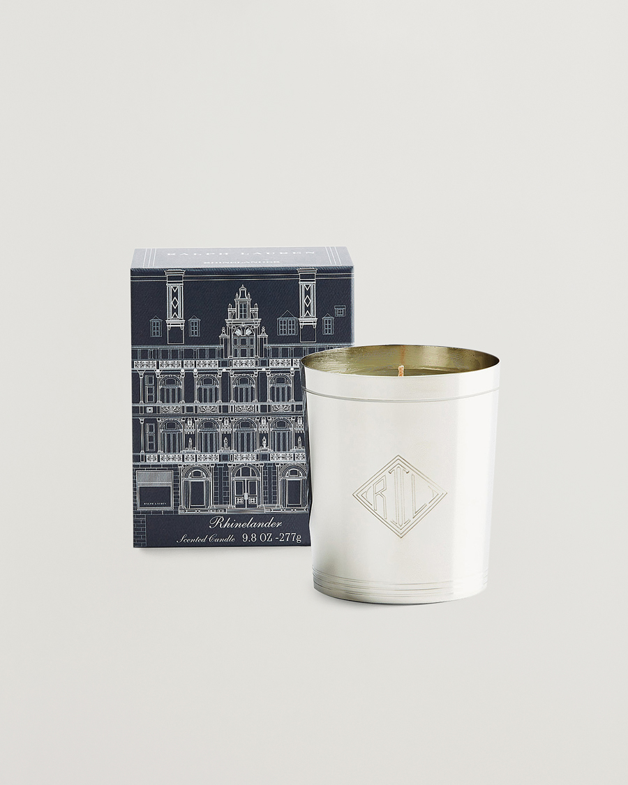 Mies | Ralph Lauren Home Rhinelander Flagship Single Wick Candle Silver | Ralph Lauren Home | Rhinelander Flagship Single Wick Candle Silver