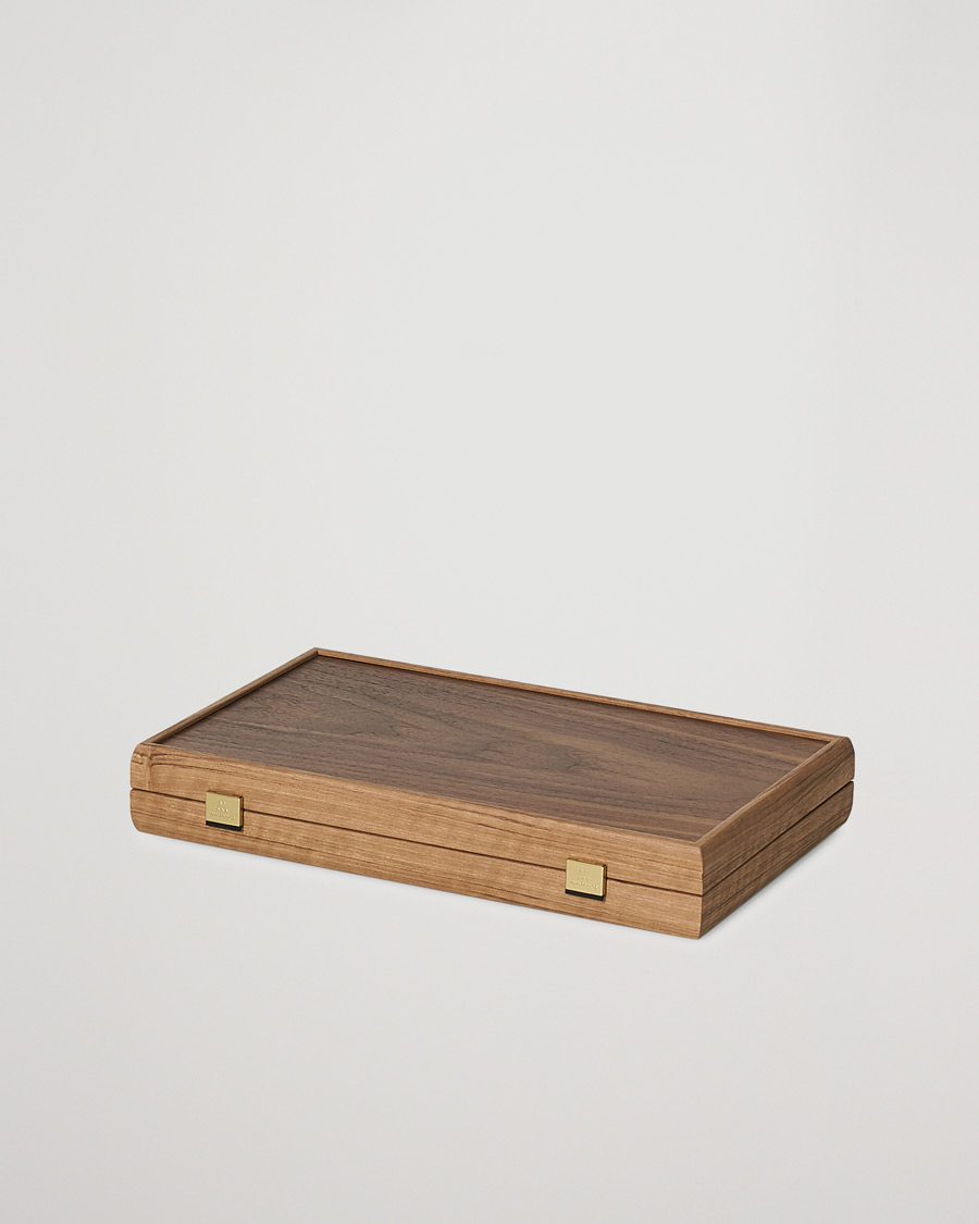 Mies | Urheilu ja vapaa-aika | Manopoulos | American Walnut Backgammon With Side Racks