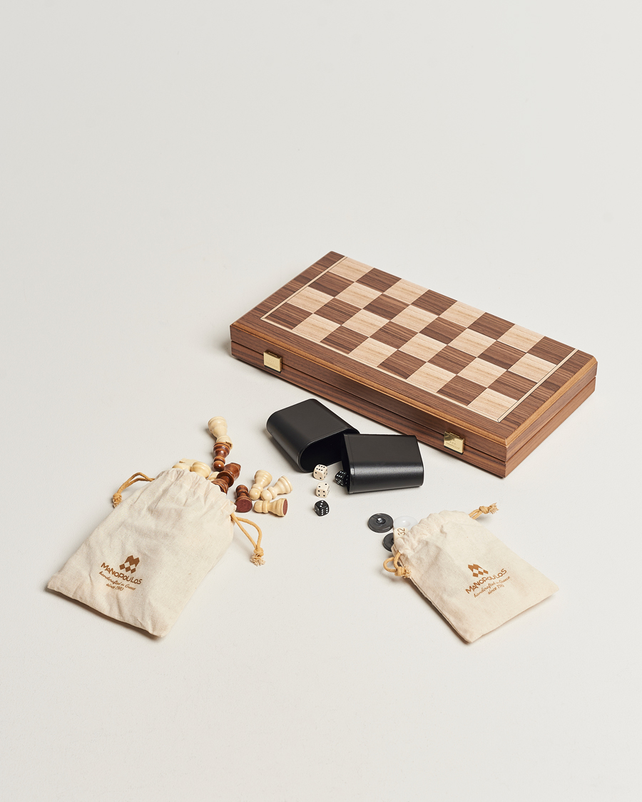 Mies | Urheilu ja vapaa-aika | Manopoulos | Walnut Chess & Backgammon