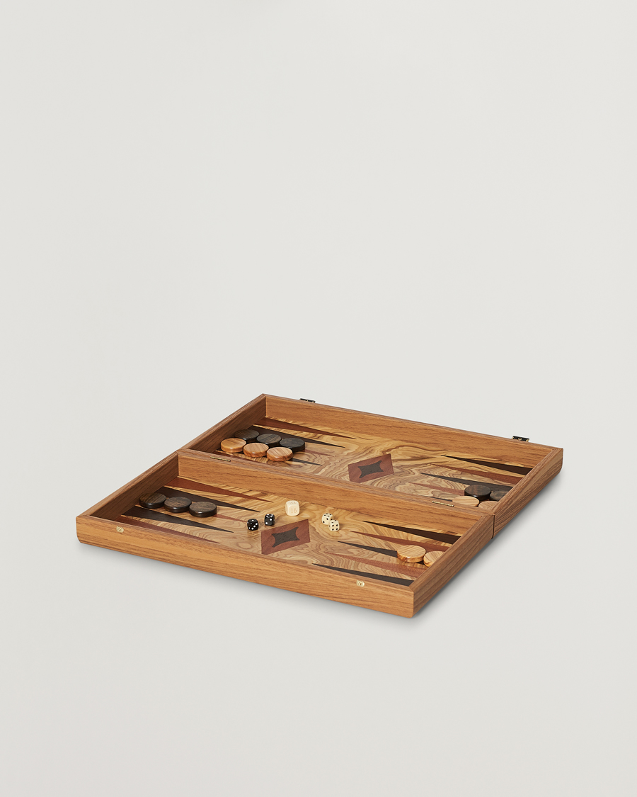 Mies |  | Manopoulos | Olive Burl Large Backgammon