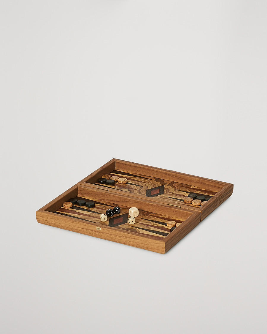 Mies | Urheilu ja vapaa-aika | Manopoulos | Olive Burl Small Backgammon