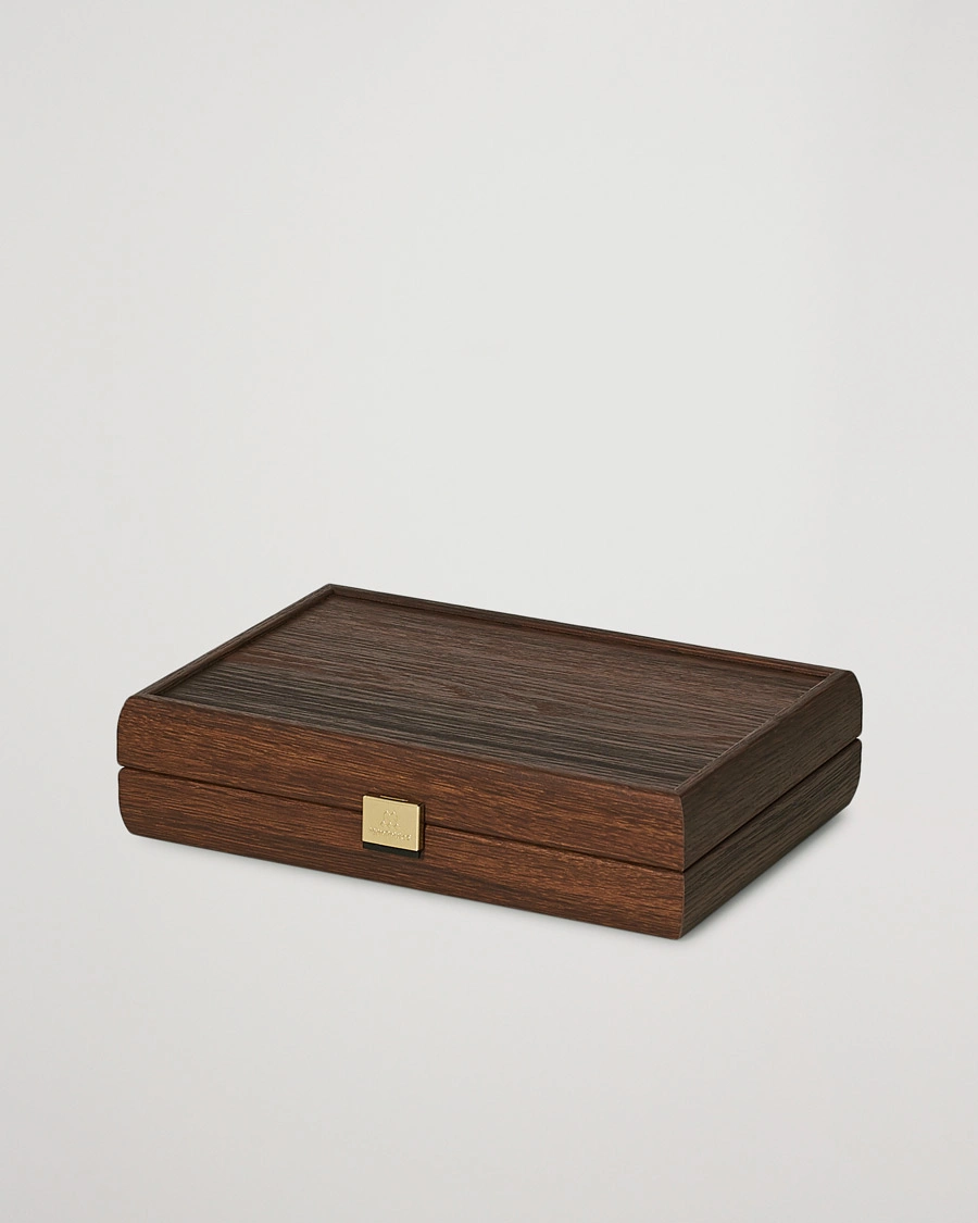 Mies | Urheilu ja vapaa-aika | Manopoulos | Wooden Card Case Dark Brown