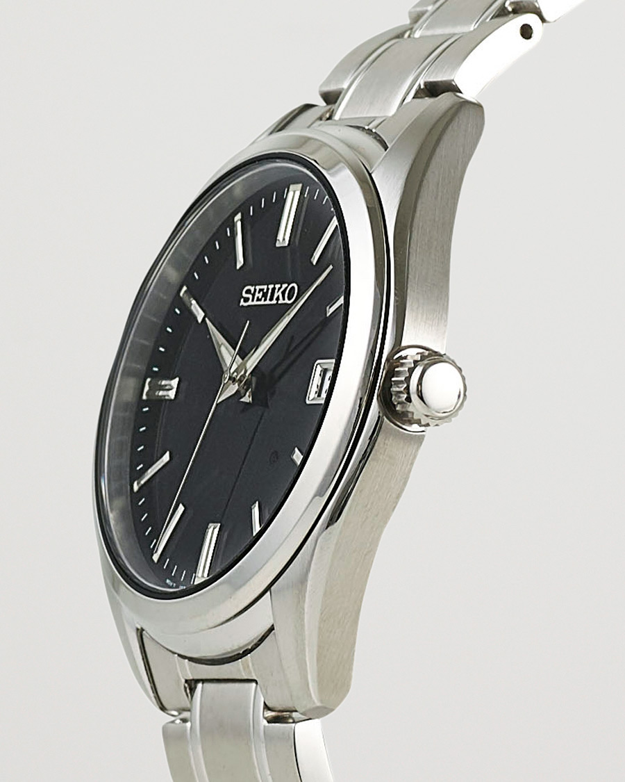 Mies | Seiko Sapphire 40mm Steel Black Dial | Seiko | Sapphire 40mm Steel Black Dial