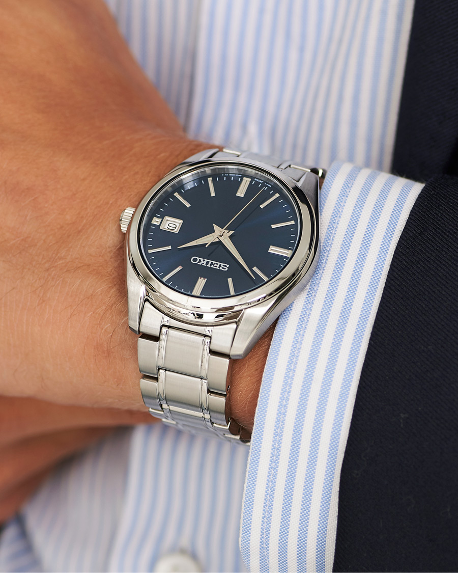 Mies | Seiko Sapphire 40mm Steel Blue Dial | Seiko | Sapphire 40mm Steel Blue Dial