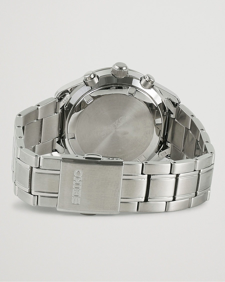 Mies | Seiko Chronograph 42mm Steel Blue Dial | Seiko | Chronograph 42mm Steel Blue Dial