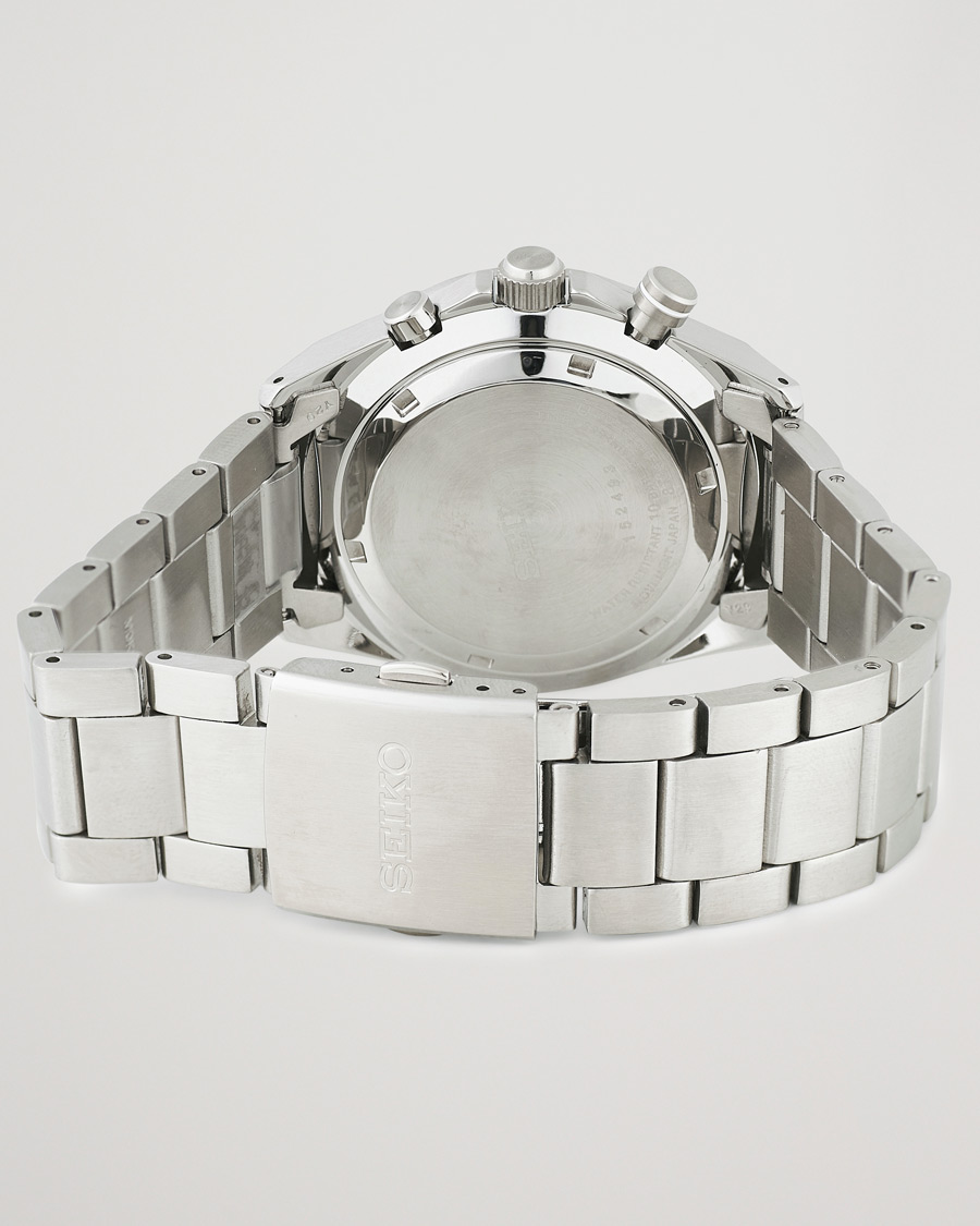 Mies | Seiko Chronograph 41mm Steel Black Dial | Seiko | Chronograph 41mm Steel Black Dial