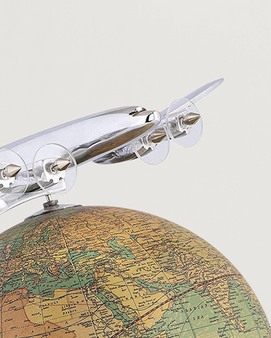 Mies |  | Authentic Models | On Top Of The World Globe and Plane Silver