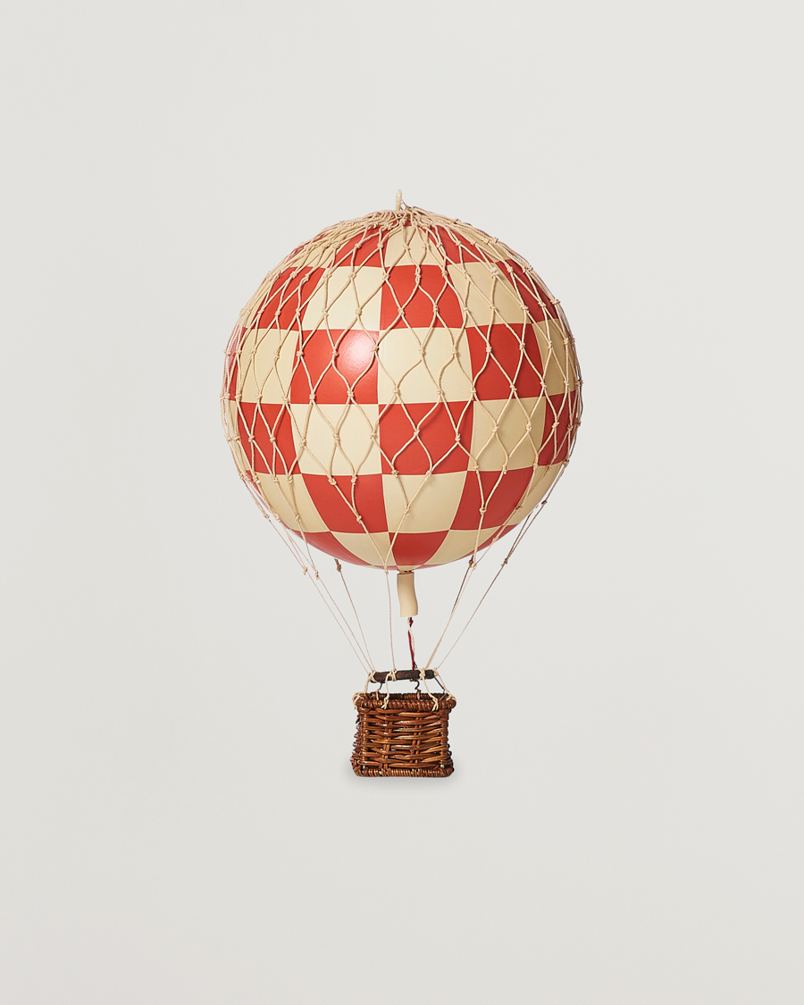 Mies | Koristeet | Authentic Models | Travels Light Balloon Check Red