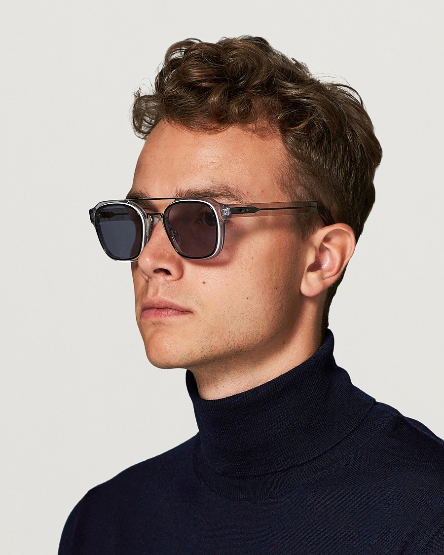 Mies | Pilottiaurinkolasit | Prada Eyewear | 0PR 07WS Sunglasses Clear